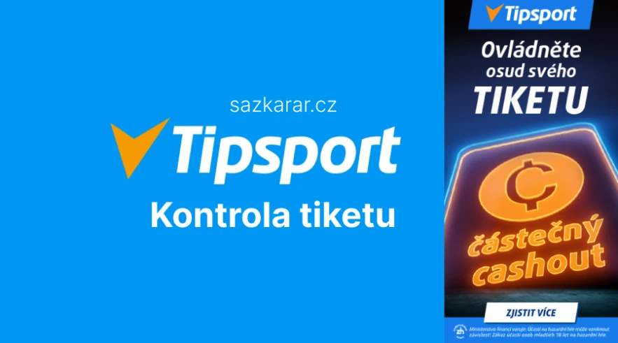 Tipsport kontrola tiketu – Březen 2024