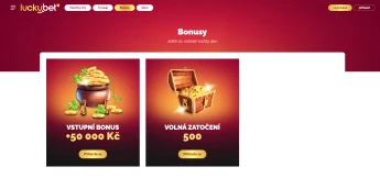Luckybet bonusy