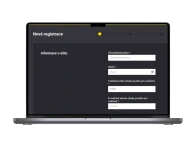 Registrace přes počítač